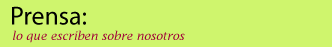 Notas de Prensa